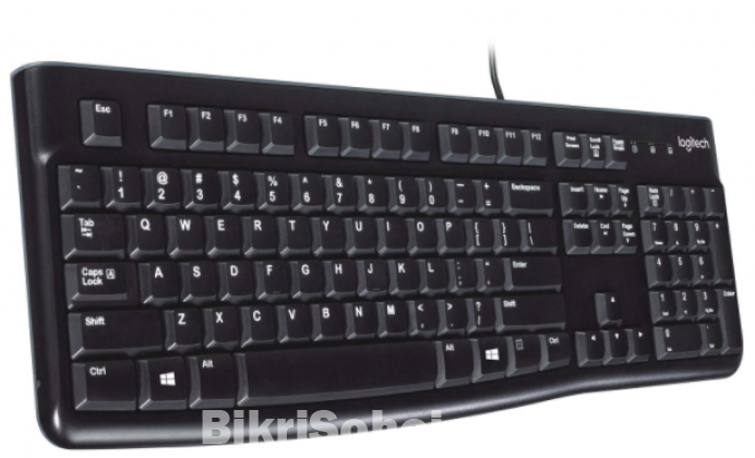 Logitech K120 Usb Keyboard With Bangla Black